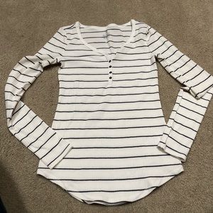 SO perfect striped henley